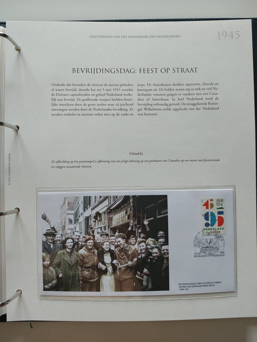 Album/Enciclopedie tematica CRUCEA ROSIE, AL II-lea RAZBOI MONDIAL (WWII), ANIVERSARI, PERSONALITATI contine in jur de 100 plicuri filatelice ilustrate in posete de plastic. Albumul are coperti si caseta din piele.