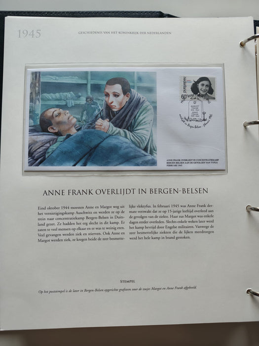 Album/Enciclopedie tematica CRUCEA ROSIE, AL II-lea RAZBOI MONDIAL (WWII), ANIVERSARI, PERSONALITATI contine in jur de 100 plicuri filatelice ilustrate in posete de plastic. Albumul are coperti si caseta din piele.