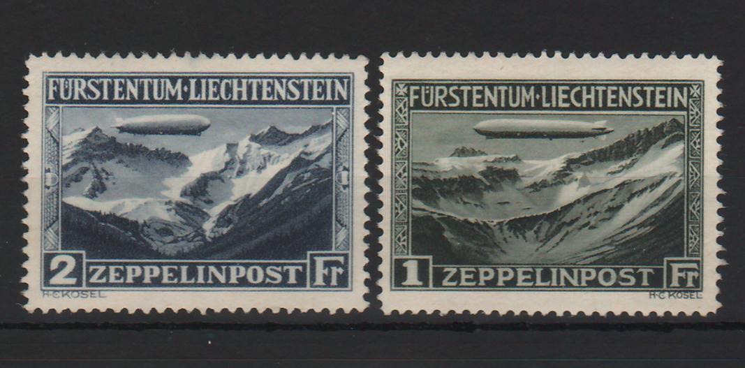 Liechtenstein 1931 Journey of the Airship LZ 127 "Graf Zeppelin" Mi. 650 Eur