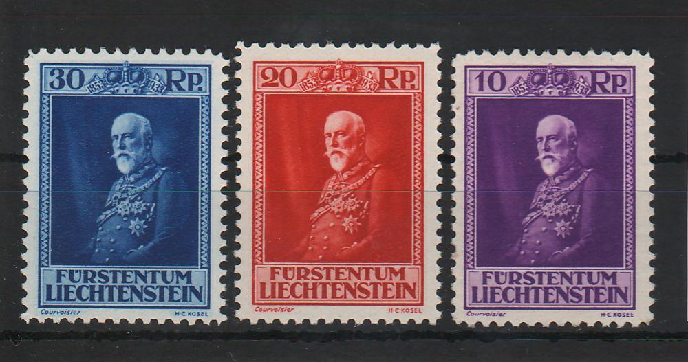Liechtenstein 1933 Prince Franz I Mi. 240 Eur
