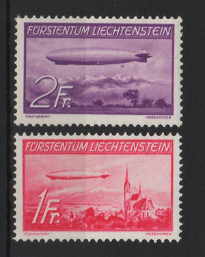Liechtenstein 1936 Zeppelins Mi. 250 Eur