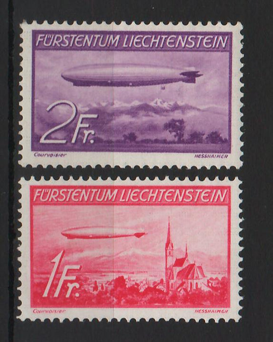 Liechtenstein 1936 Zeppelins Mi. 250 Eur