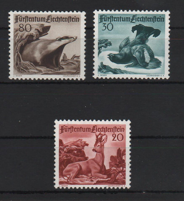 Liechtenstein 1950 Hunting (III) Mi. 75 Eur