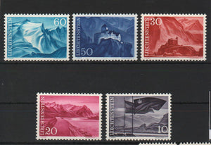 Liechtenstein 1959 Definitive Stamps: Landscapes Mi. 6,5 Eur