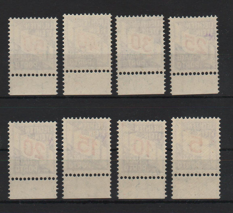 Liechtenstein 1928 Postage due stamps Numbers in the slanting banner Mi. 140 Eur