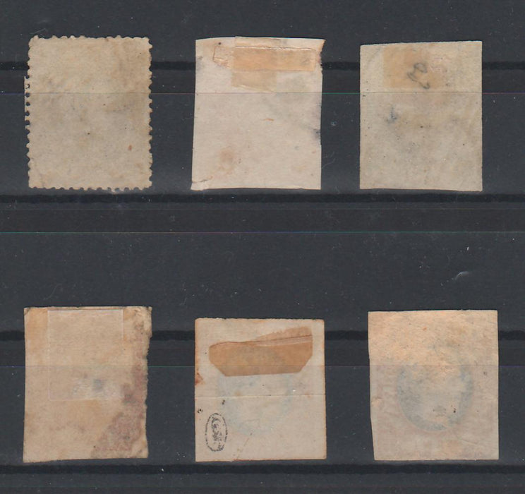 Lot Carol cu barba si favoriti stampilate, cota Michel 485EUR