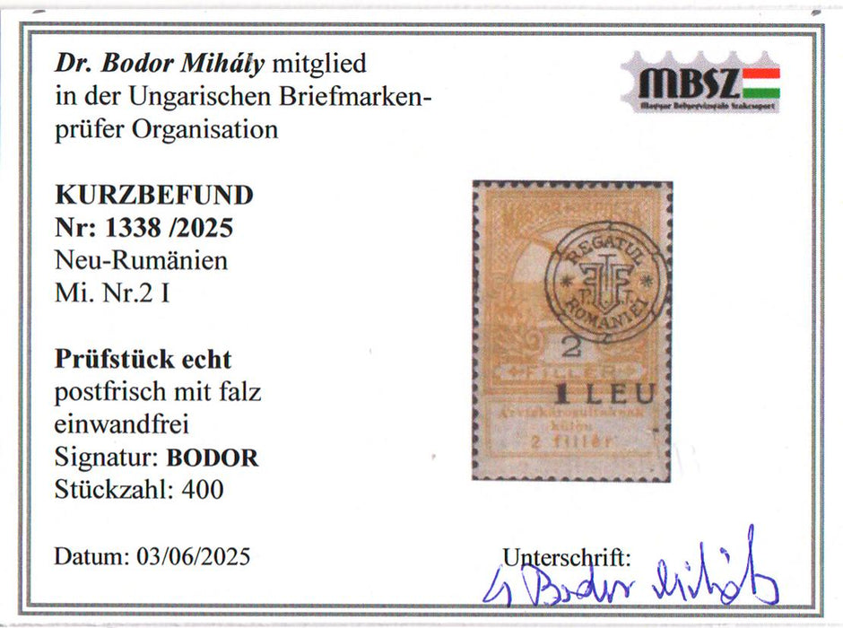 Romania 1919 Emisiunea Cluj Inundatia serie completa poanson si certificate de autenticitate Bodor Michel 750EUR