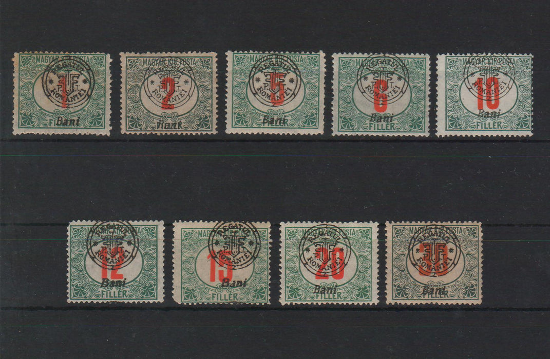 Romania 1919 Emisiunea Oradea Porto poanson Bodor Michel 100Eur