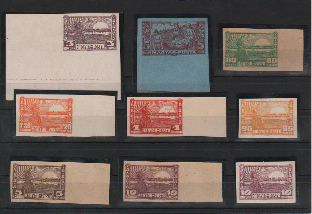 Romania 1920 Emisiunea Debrecen II Lot 22 ESEURI poanson Bodor