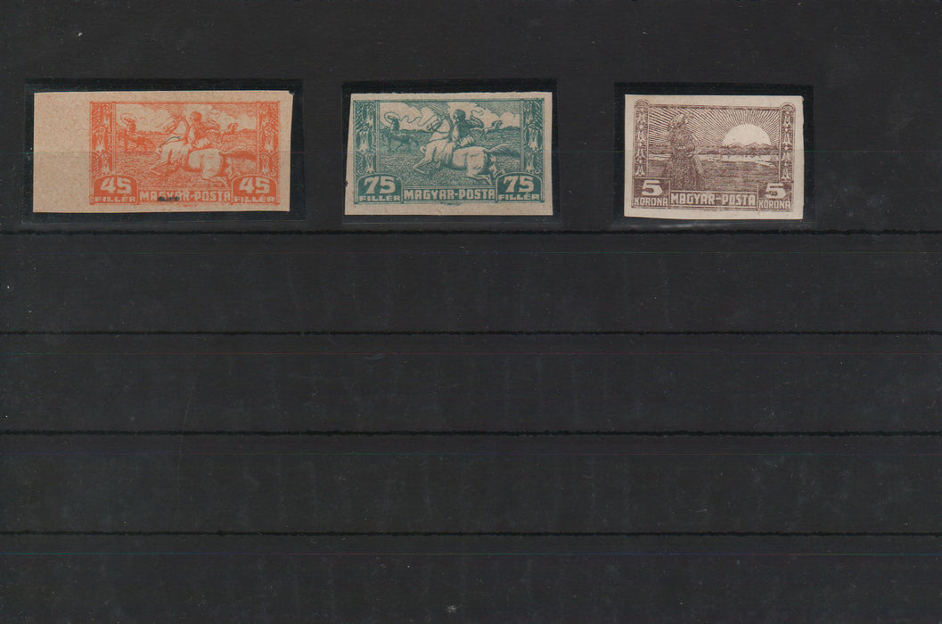 Romania 1920 Emisiunea Debrecen II Lot 22 ESEURI poanson Bodor