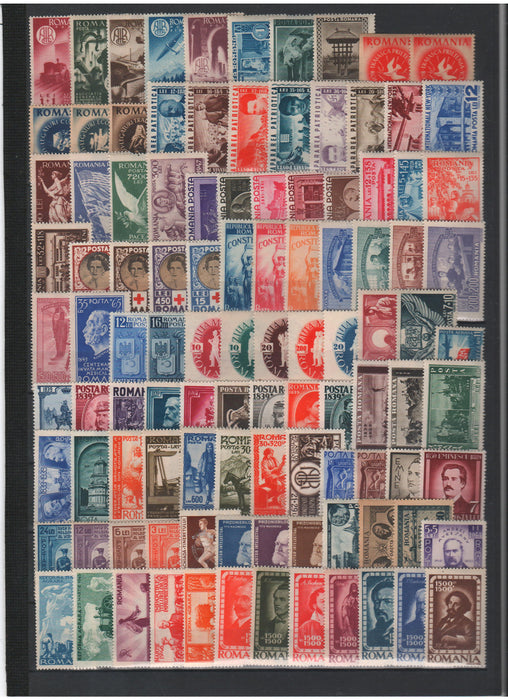 Lot Romania serii complete MNH