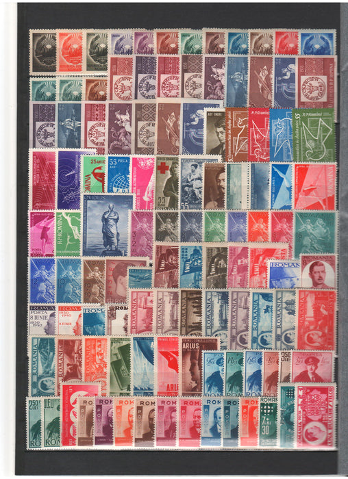 Lot Romania serii complete MNH