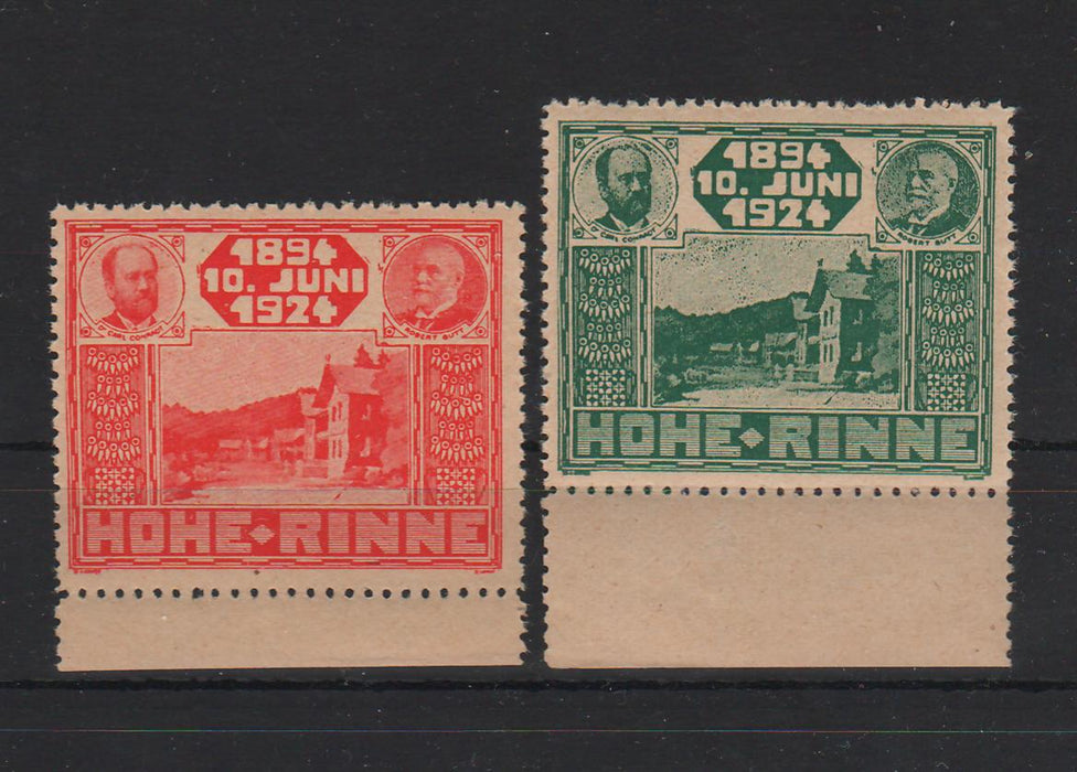 Romania 1924 HOHE RINNE - Jubileul Paltinis