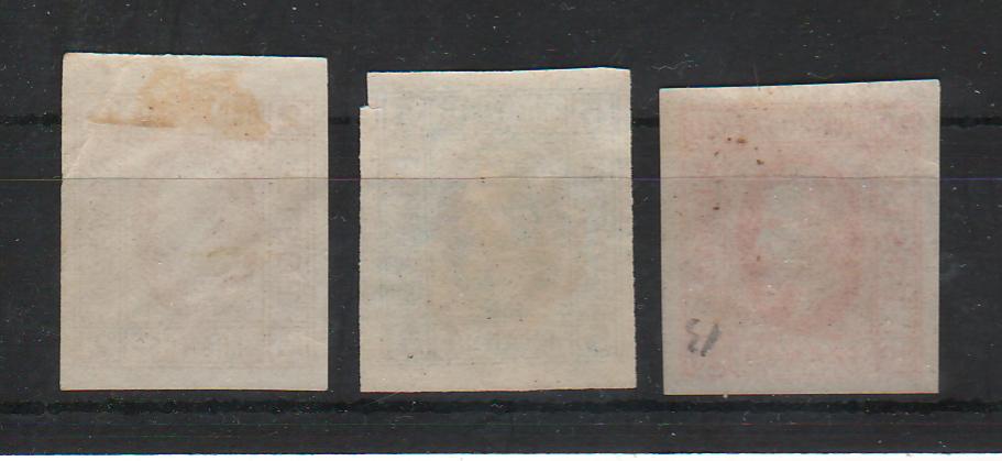 Romania 1865 Cuza Efigia in oval 2PAR hartie normala