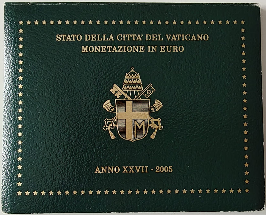 Set monede euro Vatican 2005 Pontificat Ioan Paul II
