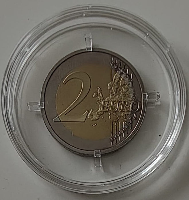 Franta 2018 Moneda comemorativa 2 EUR 100 de ani de la sfarsitul primului razboi mondial Le Bleuet de France tiraj 10000