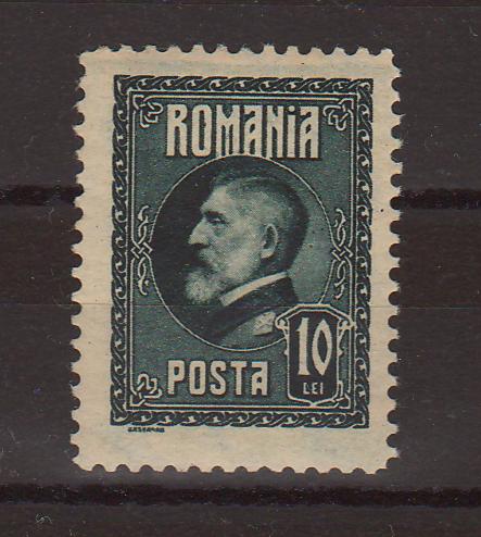 Romania 1926 A 60-a aniversare Ferdinand I eseu hartie cu filigran vertical val. 10B