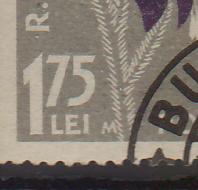 Romania 1957 Flora carpatina pereche preobliterate, contin ERORILE de 1,55Lei si 1,75Lei cu M