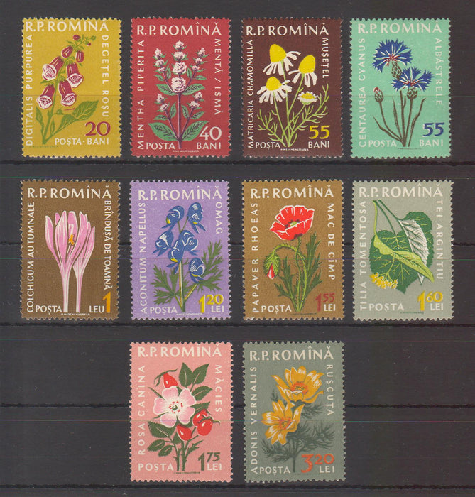 Romania 1959 Plante medicinale (TIP A)