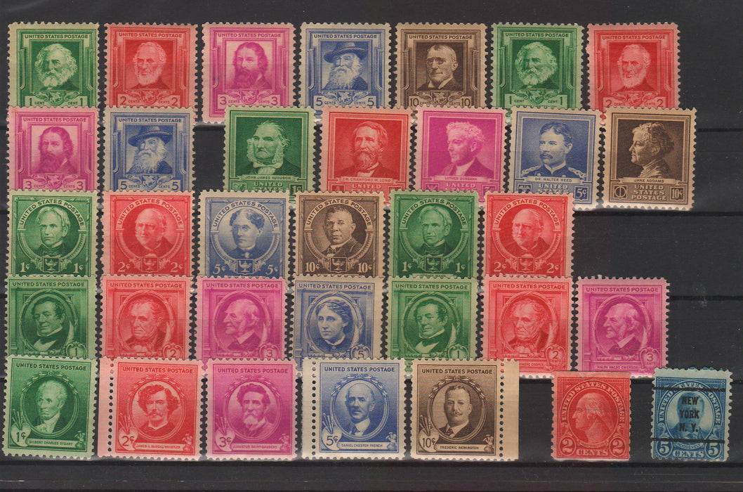 Lot timbre SUA