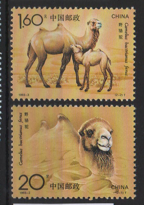 China People's Republic 1993 Wild Camels