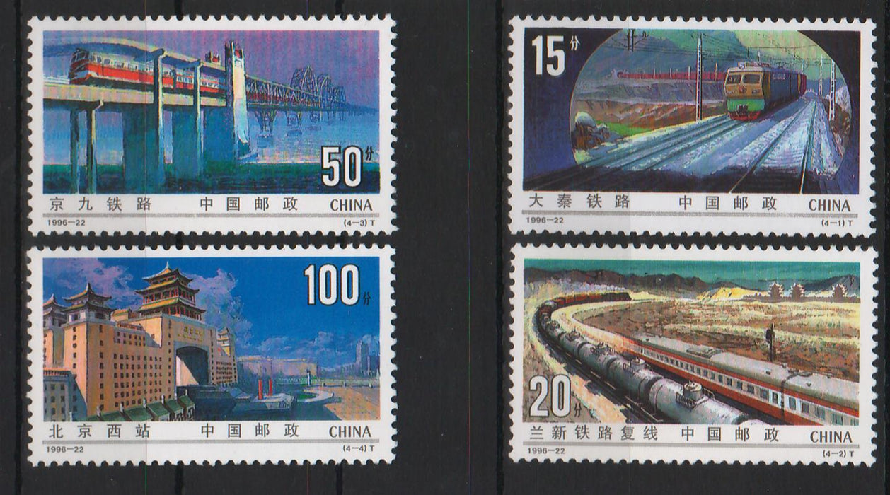 China People's Republic 1996 Railway Construction