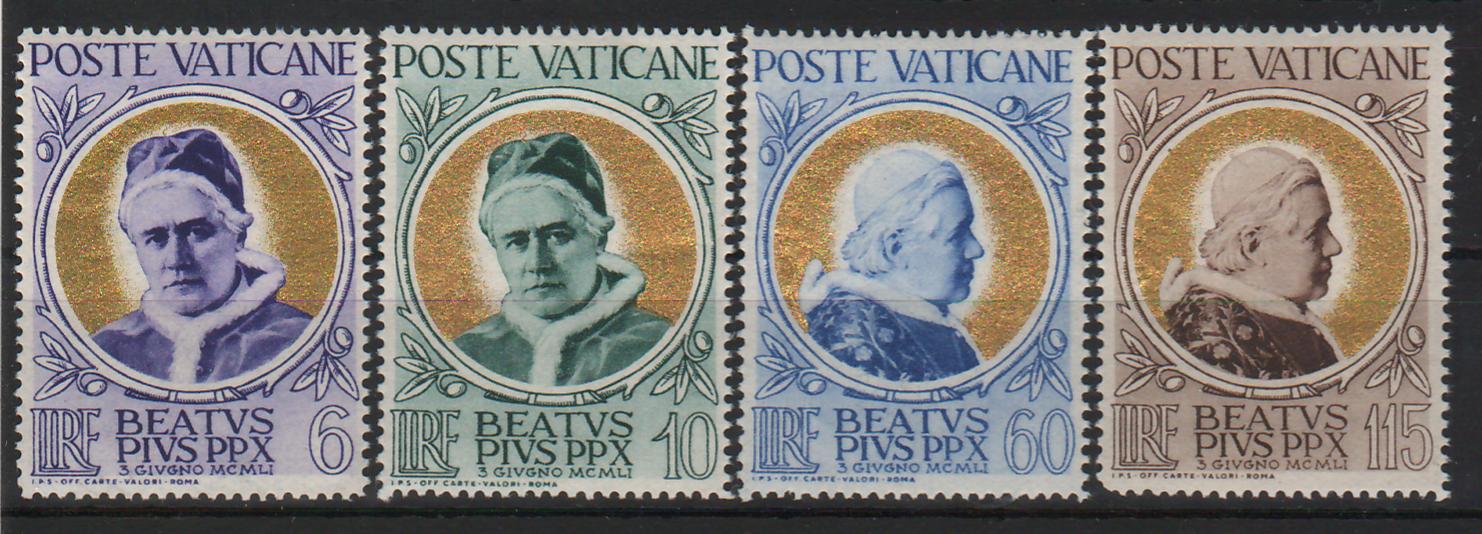 Vatican 1951 Beatification of Pope Pius X