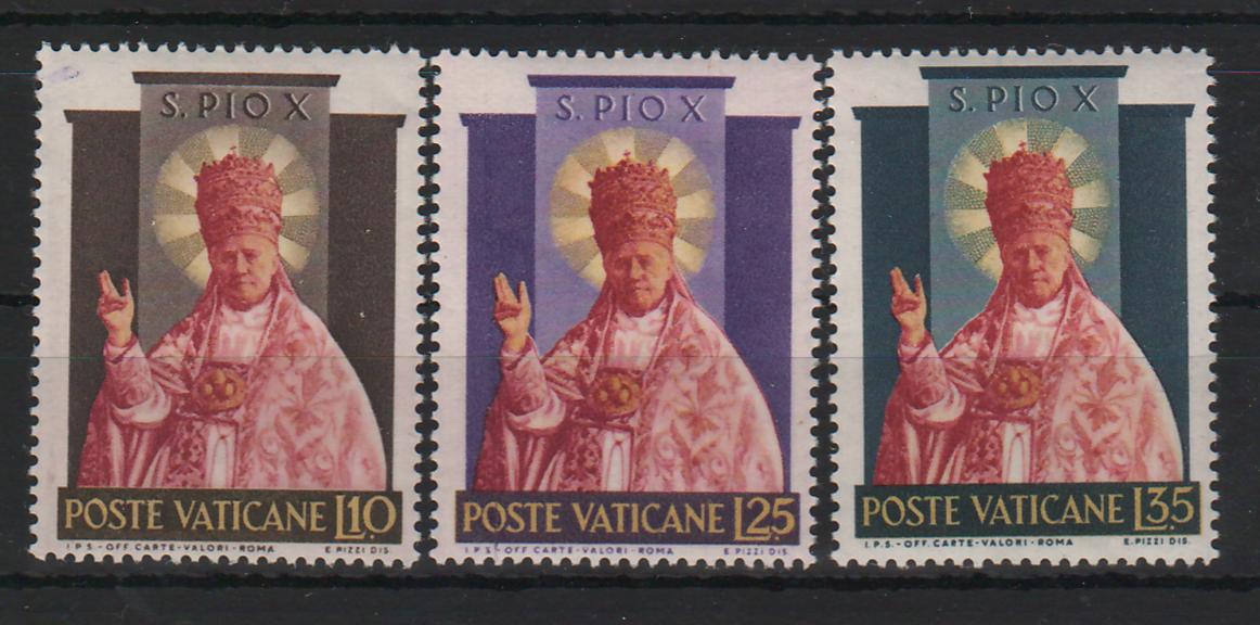 Vatican 1954 Canonization of Pope Pius X