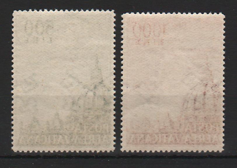 Vatican 1953 Airmail Stamps: St. Peter's Basilica