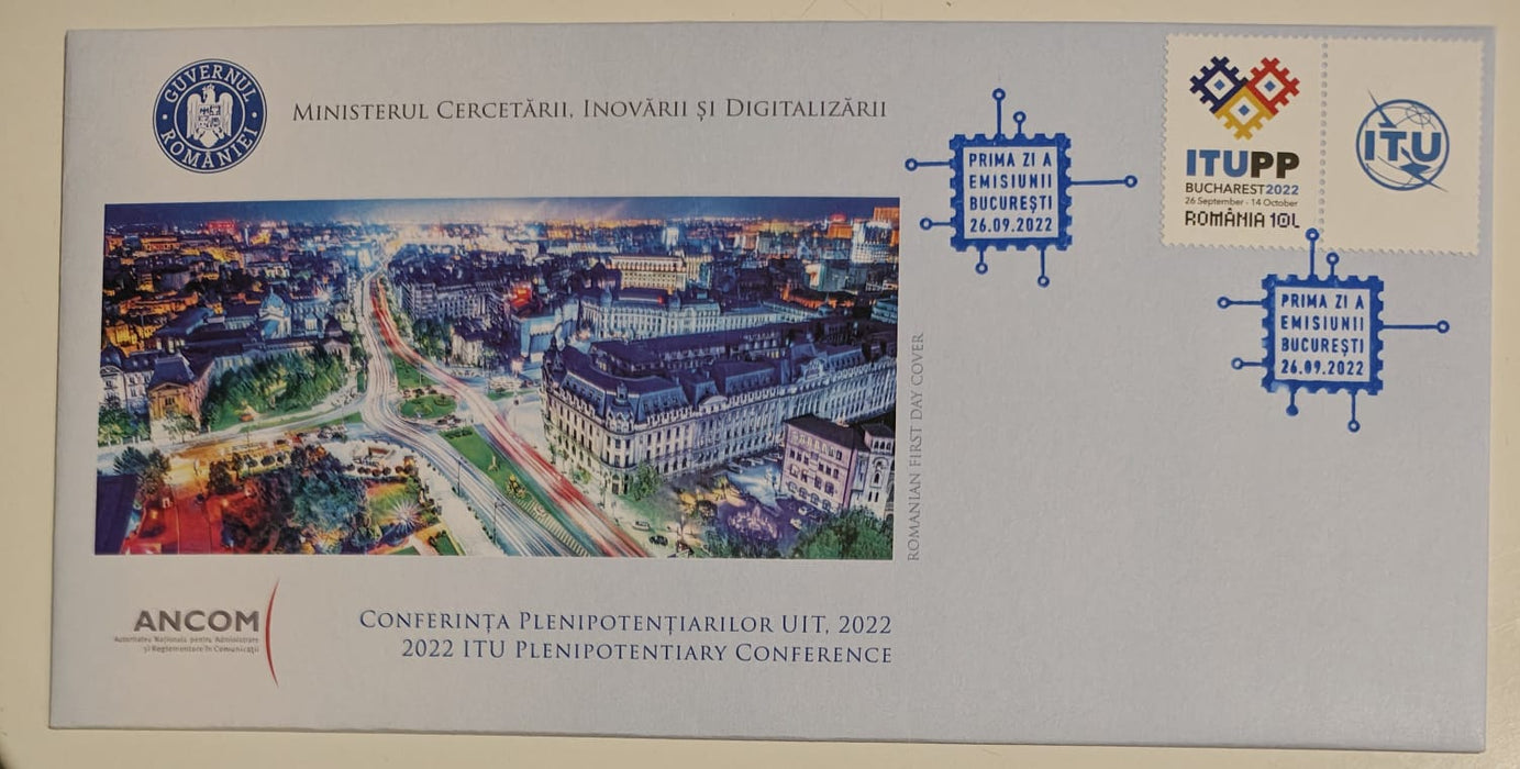 Romania 2022 FDC Conferita UIT