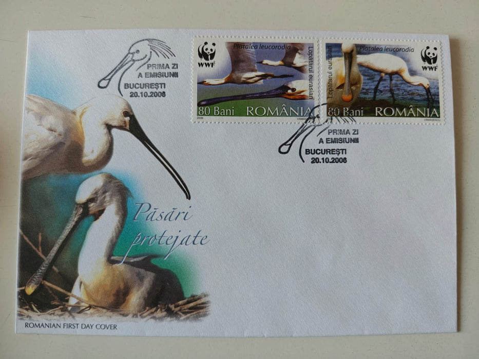 Romania 2006 FDC Pasari protejate
