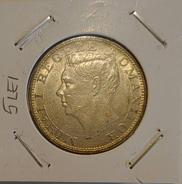 Romania 1944 Moneda 500 lei Mihai I, lot 4 buc., argint 12g 0,700 (8,4g argint pur) diametru 32mm
