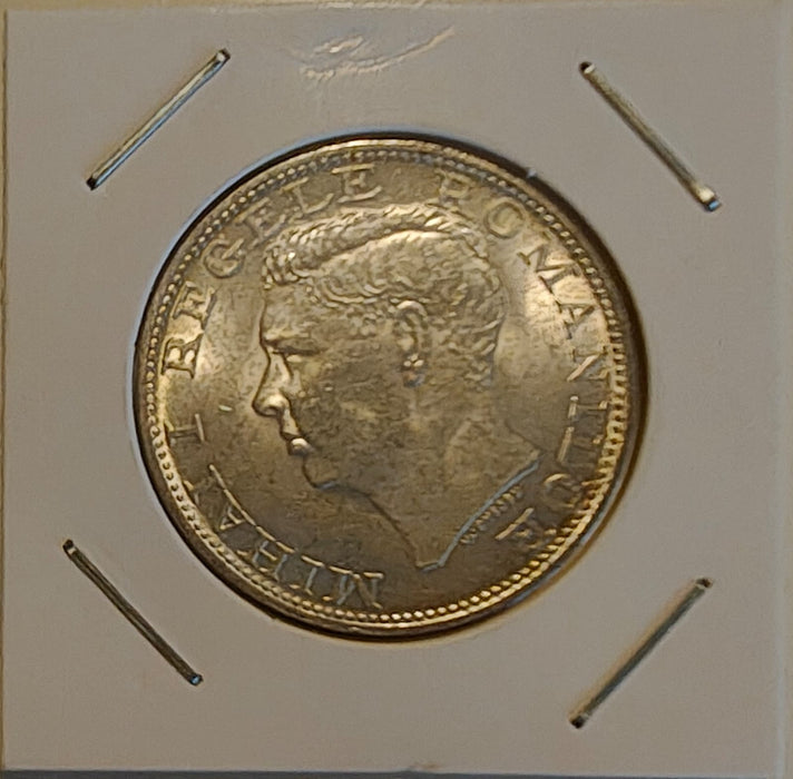 Romania 1944 Moneda 500 lei Mihai I, lot 4 buc., argint 12g 0,700 (8,4g argint pur) diametru 32mm
