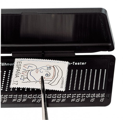 Instrument masurare dantelura timbre filatelice - Odontometru (2099) in Stamps Mall