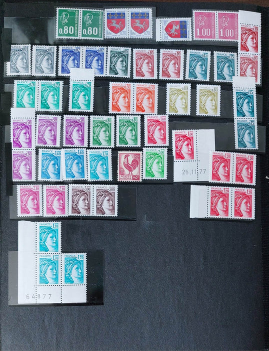 Doua clasoare timbre straine Franta, Monaco, Vatican, Egipt etc. (TIP A)