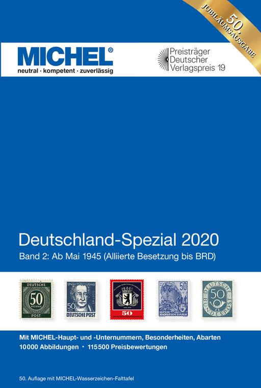 Catalog MICHEL Germania Special 2020 Banda 2 (6001-2-2020) in Stamps Mall