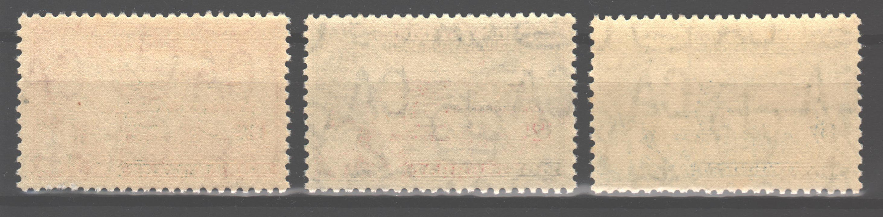 Montserrat 1958 West Indies Issue Scott #143-145 c.v. 2.35$ - (TIP A) in Stamps Mall