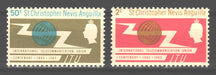 St. Cristopher Nevis Anguilla 1965 ITU Issue Scott # c.v. $ - (TIP A)-Stamps Mall