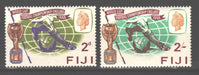 Fiji 1966 World Cup Soccer Issue Scott #219-220 c.v. 2.35$ - (TIP A) in Stamps Mall