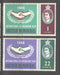 British Honduras1965 Intl. Cooperation Year Issue Scott #189-190 c.v. 0.65$ - (TIP A) in Stamps Mall