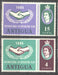 Antigua 1965 Intl. Cooperation Year Issue Scott #155-156 c.v. 0.65  $ - (TIP A) in Stamps Mall