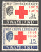 Swaziland 1963 Red Cross Centenary Issue Scott #109-110 c.v. 1.10$ - (TIP A)-Stamps Mall