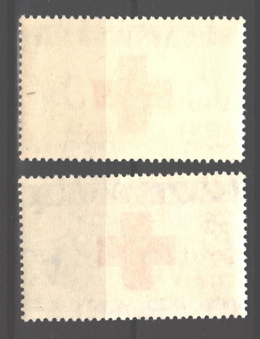 Gibraltar 1963 Red Cross Centenary Issue Scott #162-163 c.v. 7.05$ - (TIP B) in Stamps Mall