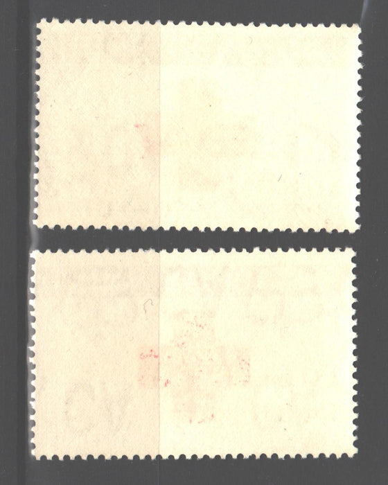 Hong Kong 1963 Red Cross Centenary Issue Scott #219-220 c.v. 39.50$ - (TIP C) in Stamps Mall