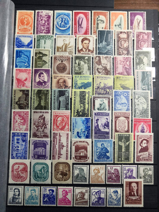 Romania 1952 Colectie anul 1952. Aproape complet (TIP G)-Stamps Mall