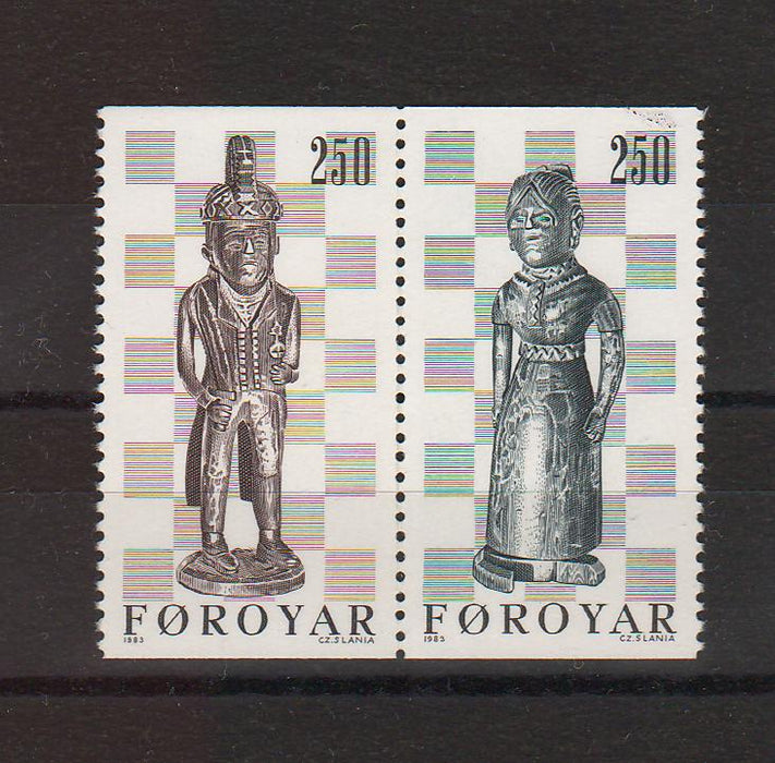 Faroe Islands 1983 Chessman cv. 6.00$ (TIP A)