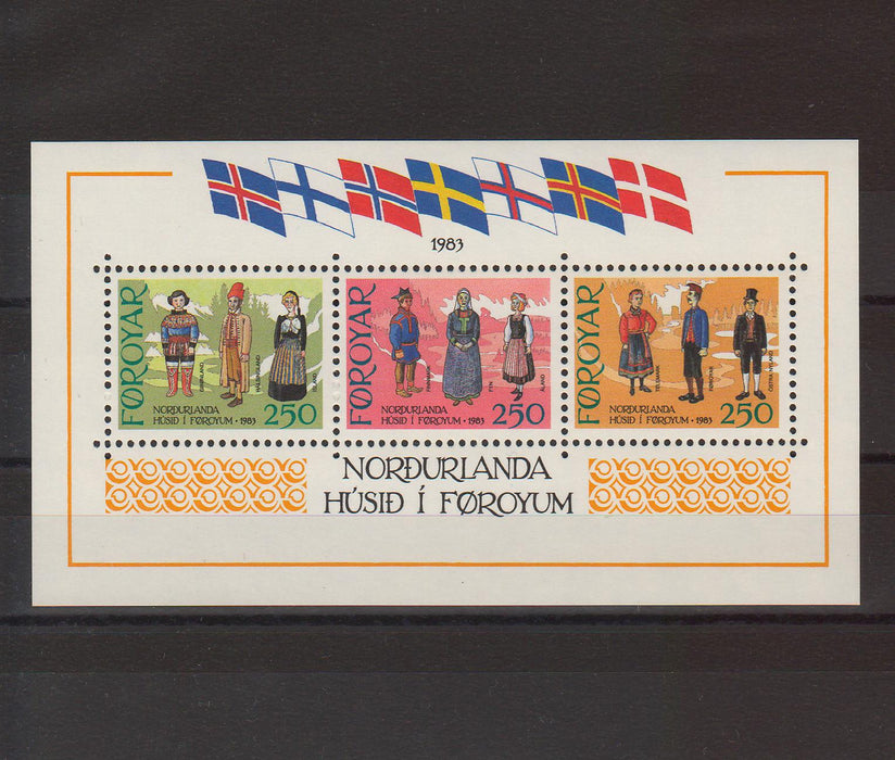 Faroe Islands 1983 Traditional Costumes cv. 10.00$ (TIP A)