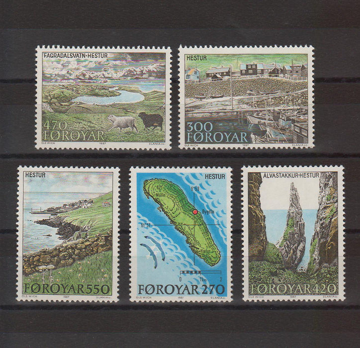 Faroe Islands 1987 Hestur (Horse) Islands cv. 8.30$ (TIP A)