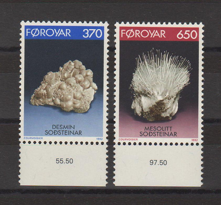 Faroe Islands 1992 Minerals cv. 4.00$ (TIP A)