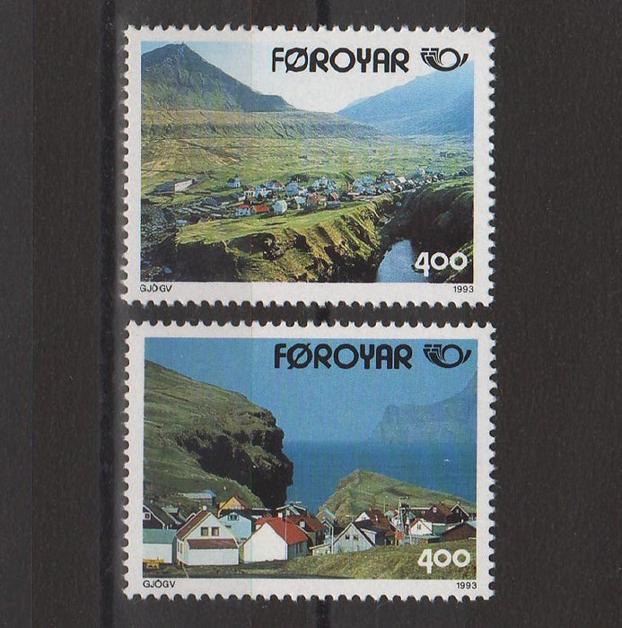 Faroe Islands 1993 Village of Gyogv cv. 3.50$ (TIP A)